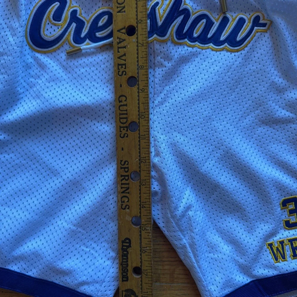 Headgear Classics Monica Wright Love and Basketball Crenshaw Shorts White XS NEW